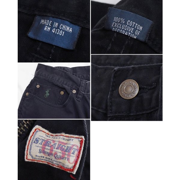 画像2: 【ラルフローレン】POLO RALPH LAUREN【黒】【デニムパンツ】【32×30】 