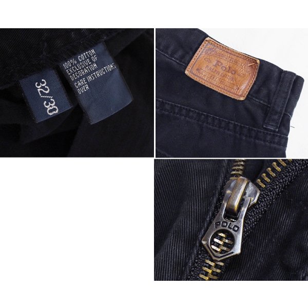 画像3: 【ラルフローレン】POLO RALPH LAUREN【黒】【デニムパンツ】【32×30】 
