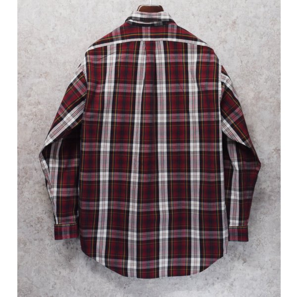 画像4: 【ビンテージ】【ラルフローレン】【POLO ralph lauren】エンジｘ白 チェック柄【BLAIRE】ボタンダウンシャツ【サイズＬ】 