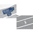 画像2: 【ビンテージ】【ラルフローレン】POLO RALPH LAUREN 【グレー×白ライン】コットン【ポロシャツ】【サイズＬ】 <br> (2)