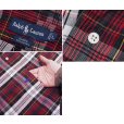 画像2: 【ビンテージ】【ラルフローレン】【POLO ralph lauren】エンジｘ白 チェック柄【BLAIRE】ボタンダウンシャツ【サイズＬ】<br> (2)