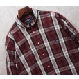 画像3: 【ビンテージ】【ラルフローレン】【POLO ralph lauren】エンジｘ白 チェック柄【BLAIRE】ボタンダウンシャツ【サイズＬ】<br> (3)