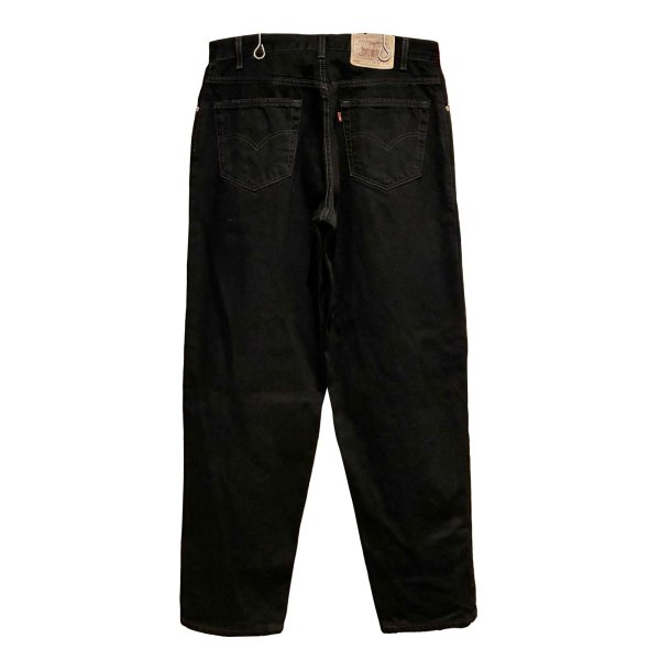 画像4: 90’ｓ USA製【ビンテージ】【LEVI'S】【リーバイス】560 ブラック 黒【テーパード】【デニムパンツ】【34Ｘ30】 