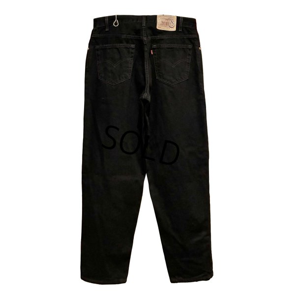 画像4: 90’ｓ USA製【ビンテージ】【LEVI'S】【リーバイス】560 ブラック 黒【テーパード】【デニムパンツ】【34Ｘ30】 