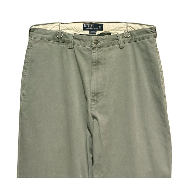 画像3: 90's【ラルフローレン】POLO RALPH LAUREN【カーキ】【philip pant】フィリップパンツ【コットンパンツ】【34×32】 
