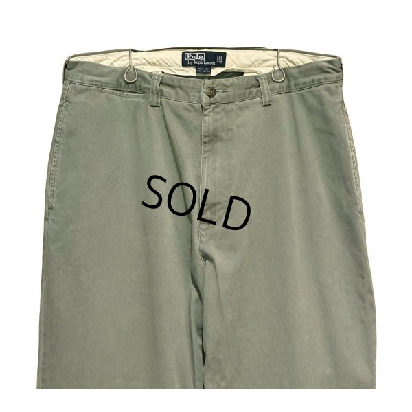 画像3: 90's【ラルフローレン】POLO RALPH LAUREN【カーキ】【philip pant】フィリップパンツ【コットンパンツ】【34×32】 