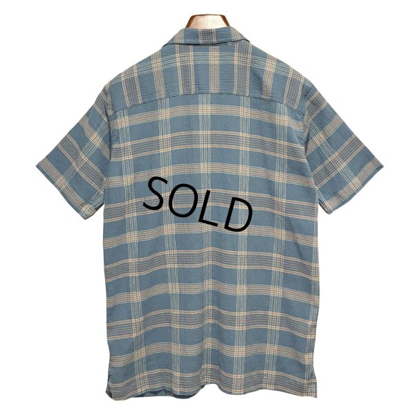 画像4: 【パタゴニア】【patagonia】【青ｘオレンジ】チェック【オーガニックコットン】【半袖シャツ】【サイズＬ】 