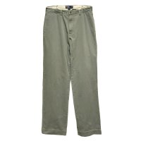 90's【ラルフローレン】POLO RALPH LAUREN【カーキ】【philip pant】フィリップパンツ【コットンパンツ】【34×32】 