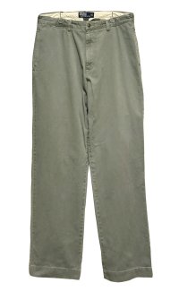 90's【ラルフローレン】POLO RALPH LAUREN【カーキ】【philip pant】フィリップパンツ【コットンパンツ】【34×32】 