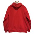 画像4: 90's【USA製】JERZEES ジャージーズ【ビンテージ】【WISCONSIN】バッキ―・バジャー【赤】パーカー【サイズXL】<br> (4)