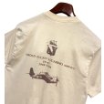 画像5: 【USA製】【ビンテージ】【XPRES KNITS】【USS RANGER】染み込みプリント【ベージュ】Tシャツ【サイズＬ】<br> (5)