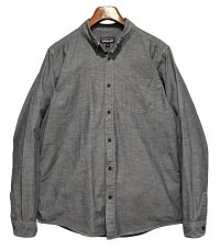 【パタゴニア】【patagonia】【ブルーグレー】【ライトウェイトブラフサイドシャツ】【サイズＬ】 