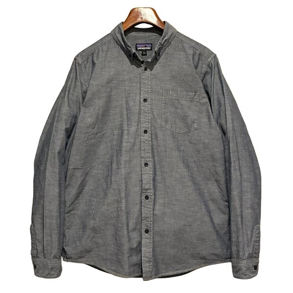 画像1: 【パタゴニア】【patagonia】【ブルーグレー】【ライトウェイトブラフサイドシャツ】【サイズＬ】 