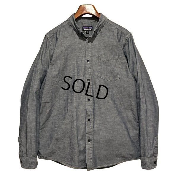 画像1: 【パタゴニア】【patagonia】【ブルーグレー】【ライトウェイトブラフサイドシャツ】【サイズＬ】 