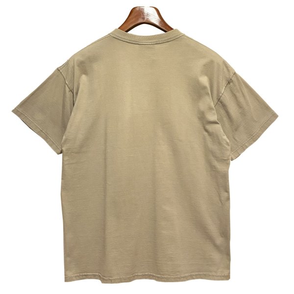 画像3: 90’s【Russell】【ラッセル】プロコットン【ベージュ】無地 前V【Tシャツ】【サイズM】 
