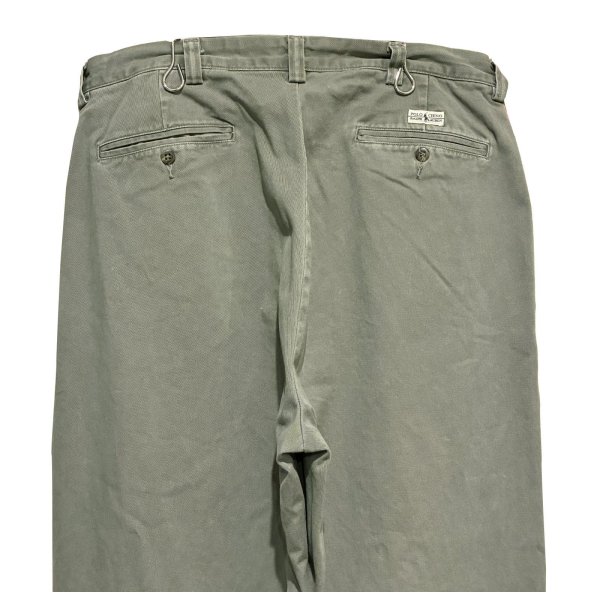 画像4: 90's【ラルフローレン】POLO RALPH LAUREN【カーキ】【philip pant】フィリップパンツ【コットンパンツ】【34×32】 