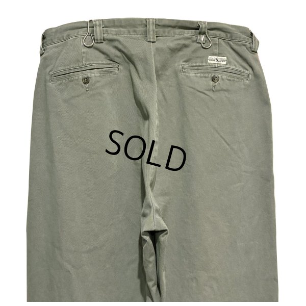 画像4: 90's【ラルフローレン】POLO RALPH LAUREN【カーキ】【philip pant】フィリップパンツ【コットンパンツ】【34×32】 