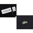 画像2: ビンテージ【ラコステ】【LACOSTE】クラシックフィット【黒】ブラック【ポロシャツ】【サイズM】<br> (2)