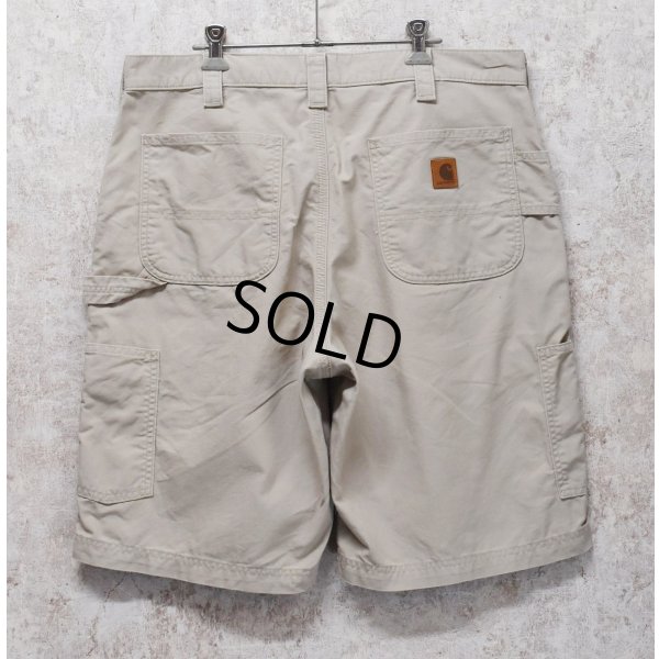 画像3: 【ビンテージ】【カーハート】【carhartt】ベージュ【ペインターパンツ】【ペインターショーツ】半ズボン【短パン】【W36】 