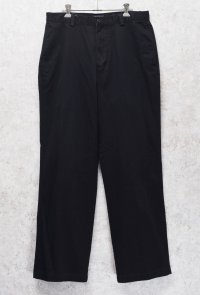 【ビンテージ】【DOCKERS】ドッカーズ【黒】ブラック【コットンパンツ】テーパードシルエット【33ｘ32】 