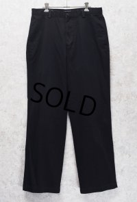 【ビンテージ】【DOCKERS】ドッカーズ【黒】ブラック【コットンパンツ】テーパードシルエット【33ｘ32】 