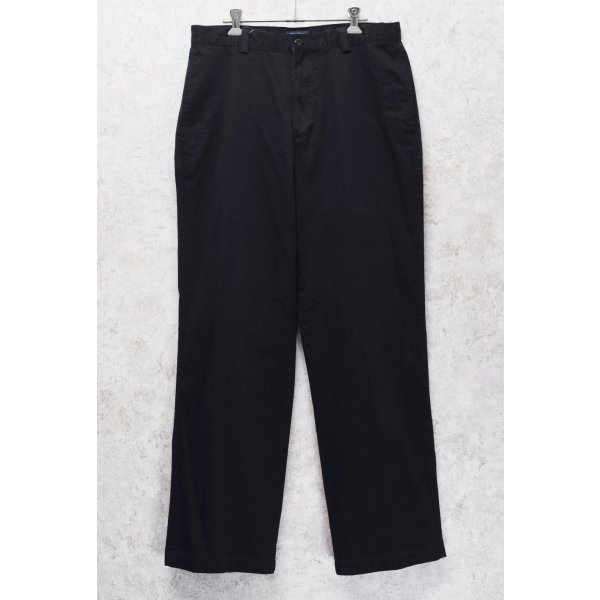 画像1: 【ビンテージ】【DOCKERS】ドッカーズ【黒】ブラック【コットンパンツ】テーパードシルエット【33ｘ32】 