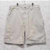 【ビンテージ】【カーハート】【carhartt】ベージュ【ペインターパンツ】【ペインターショーツ】半ズボン【短パン】【W36】 
