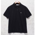画像1: ビンテージ【ラコステ】【LACOSTE】クラシックフィット【黒】ブラック【ポロシャツ】【サイズM】<br> (1)