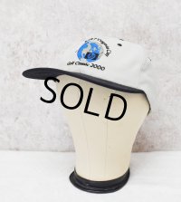 USA製【ビンテージ】【hp Golf Classic 2000】【グレー×ツバ黒】 【ベースボールキャップ】フリーサイズ   