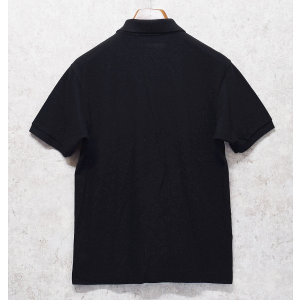 画像3: ビンテージ【ラコステ】【LACOSTE】クラシックフィット【黒】ブラック【ポロシャツ】【サイズM】 