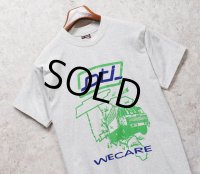 90's【USA製】 ビンテージ【FRUIT OF THE LOOM 】フルーツオブザルーム【霜降りグレー】 Dti WE CARE 【 Tシャツ】【サイズM】 