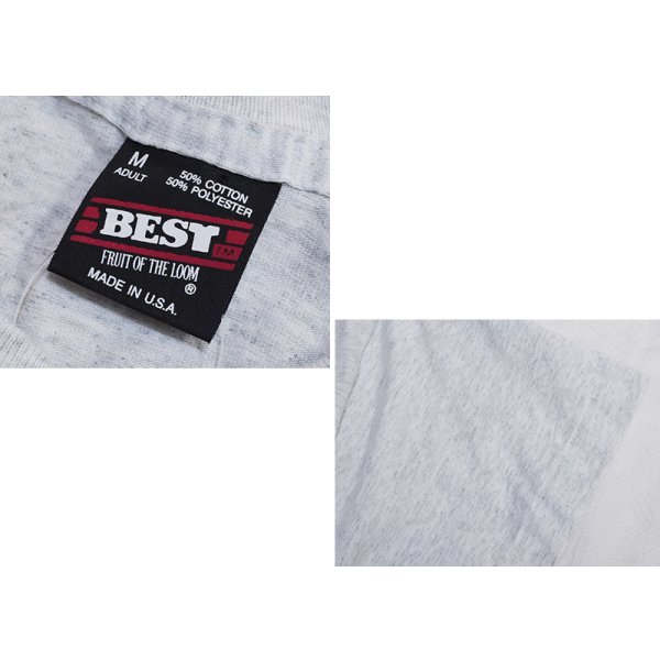 画像3: 90's【USA製】 ビンテージ【FRUIT OF THE LOOM 】フルーツオブザルーム【霜降りグレー】 Dti WE CARE 【 Tシャツ】【サイズM】 