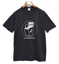【デッドストック】90’s【USA製】【Russell】【ラッセル】【黒】JUKE BOX TRESURES【音楽レーベル】【Tシャツ】【サイズL】 