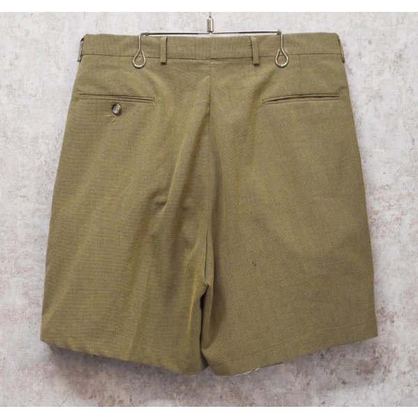 画像3: ビンテージ【Linea Naturale】リネア・ナチュラーレ【ハウンドトゥース】【２タック】ショートパンツ【短パン】【ショーツ】【W34】 