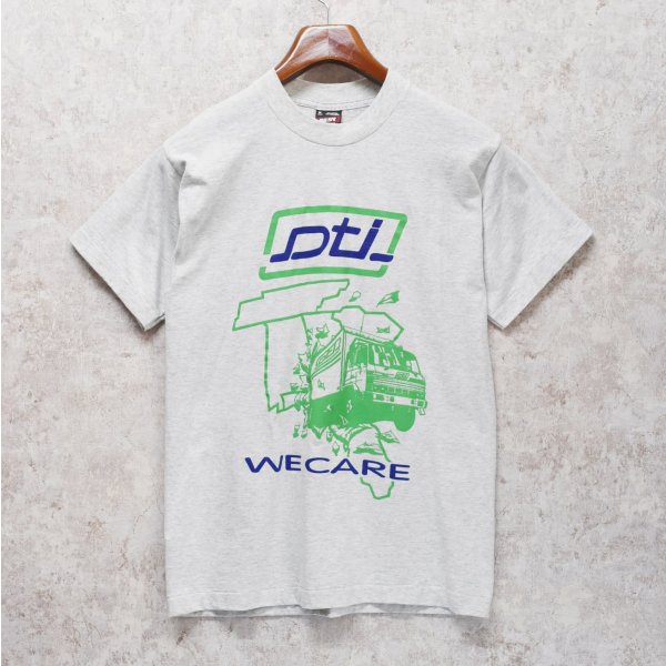 画像2: 90's【USA製】 ビンテージ【FRUIT OF THE LOOM 】フルーツオブザルーム【霜降りグレー】 Dti WE CARE 【 Tシャツ】【サイズM】 