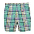 画像3: 90's~【ビンテージ】【POLO RALPH LAUREN】ラルフローレン【緑チェック】インディアンマドラス【ショートパンツ】【短パン】【コットンショーツ】【W34】<br> (3)