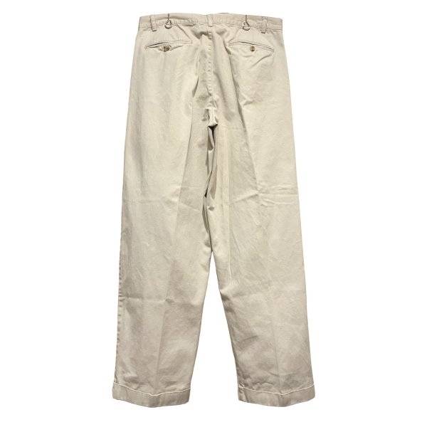 画像5: 【ビンテージ】【ギャップ】【GAP】ギャップ【ベージュ】【2タック】【コットンパンツ】【35×30】 