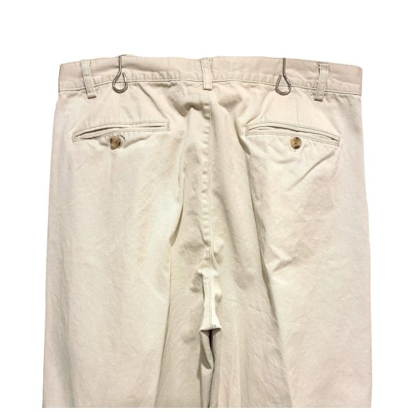 画像4: 【ビンテージ】【ギャップ】【GAP】ギャップ【ベージュ】【2タック】【コットンパンツ】【35×30】 