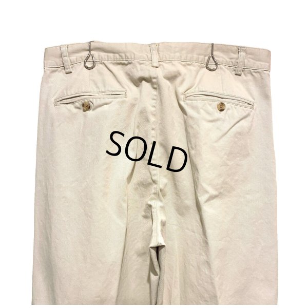 画像4: 【ビンテージ】【ギャップ】【GAP】ギャップ【ベージュ】【2タック】【コットンパンツ】【35×30】 