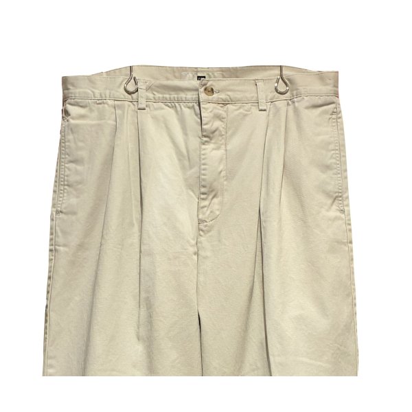 画像3: 【ビンテージ】【ギャップ】【GAP】ギャップ【ベージュ】【2タック】【コットンパンツ】【35×30】 