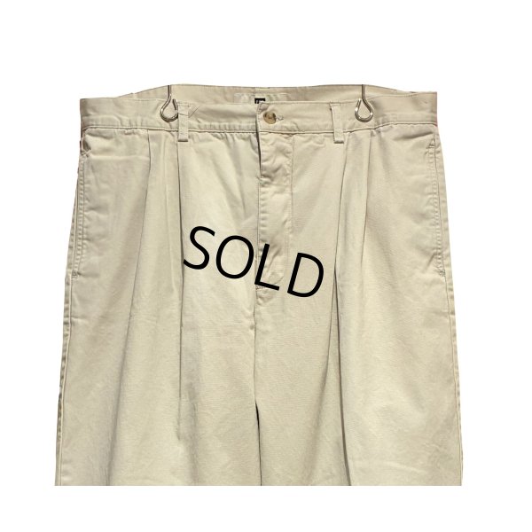 画像3: 【ビンテージ】【ギャップ】【GAP】ギャップ【ベージュ】【2タック】【コットンパンツ】【35×30】 