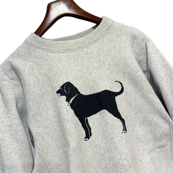 画像3: 90's USA製 ケルスポーツ Kellsport【ビンテージ】【The Black Dog】ブラックドッグ【グレー】【犬プリント】【スウェット】【サイズXL】 