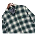 画像3: 【チャップス】CHAPS【ラルフローレン】 【POLO ralph lauren】PERFORMANCE【緑オンブレチェック】【ボタンダウンシャツ】 【サイズXL】 <br> (3)