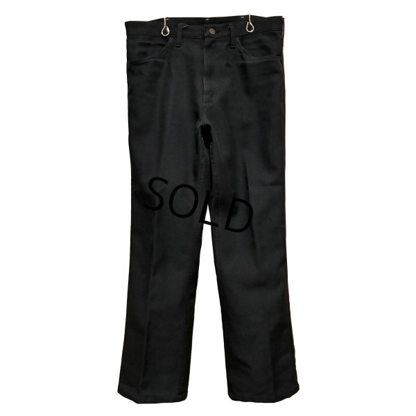 画像1: 【ビンテージ】【Wrangler】【ラングラー】黒 【ランチャードレスパンツ】【スラックス】【34ｘ34】 
