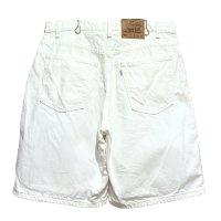 【ビンテージ】【USA製】【LEVI'S】【リーバイス５６０】560 白 【デニムショーツ】【W36】 