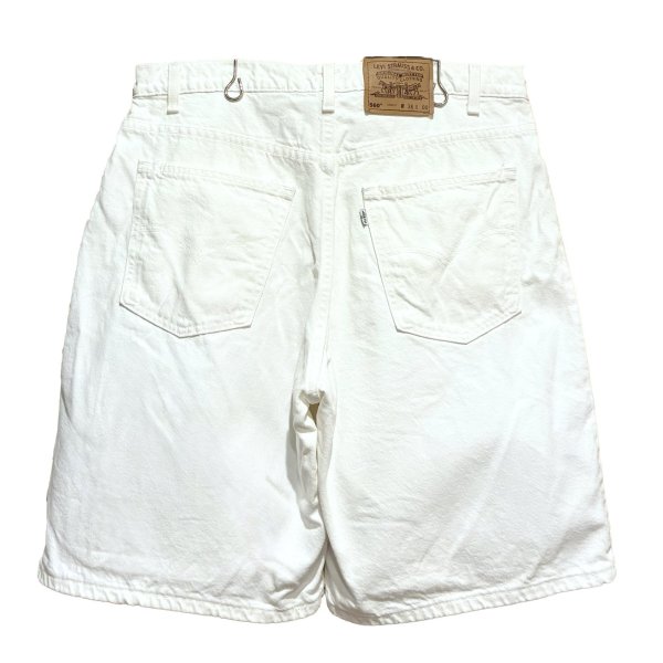 画像1: 【ビンテージ】【USA製】【LEVI'S】【リーバイス５６０】560 白 【デニムショーツ】【W36】 