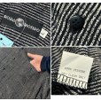 画像2: 【USA製】【Moda MONDO】【黒ｘ白】ストライプ【レーヨンシャツ】【サイズL】<br> (2)