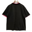 画像4: ほぼ未使用 USA製【DIPORT】【黒ｘピンク】NEW ORLEANS french quarter【二重袖】【Tシャツ】【サイズM】<br> (4)