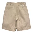 画像3: 90's ビンテージ【POLO RALPH LAUREN】オールドラルフローレン【ベージュ】tyler short【２タック】ショートパンツ【短パン】【コットンショーツ】【W33】<br> (3)