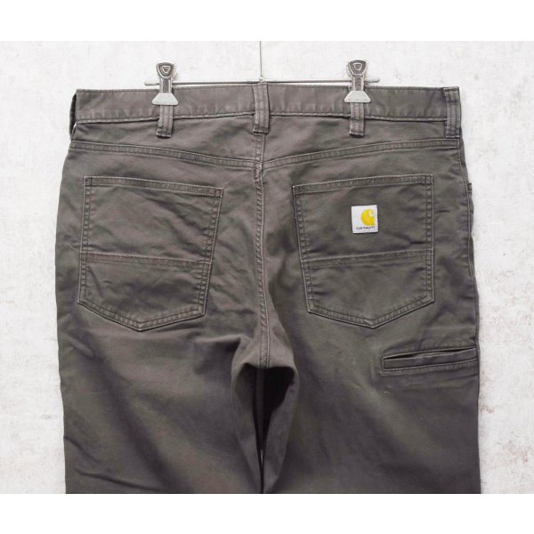 画像4: 【ビンテージ】【carhartt】カーハート【relaxed fit】リラックスフィット【5 pocket】【ダークブラウン】【ペインターパンツ】【ワークパンツ】【36×32】 